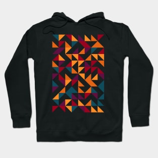 Creative Geometric Colourful Triangle Pattern #11 Hoodie